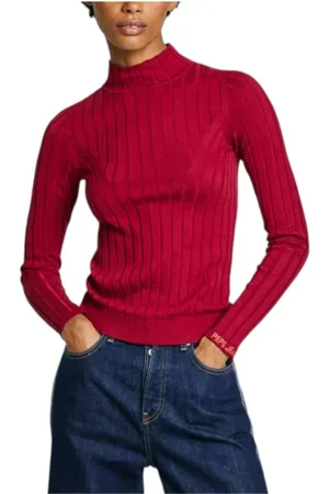 Pepe Jeans Dame, Strikkevarer, Rød, XS