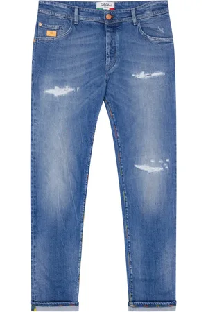Carlo Colucci Herre, Jeans, Blå, W31 L34