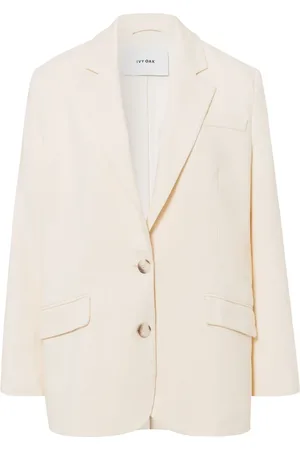 Ivy & Oak Dame, Jakker, Hvit, XL