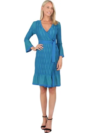 Diane von Furstenberg Dame, Kjoler, Blå, XS