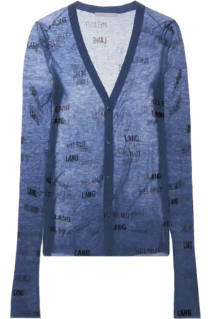 Helmut Lang Dame, Strikkevarer, Blå, L