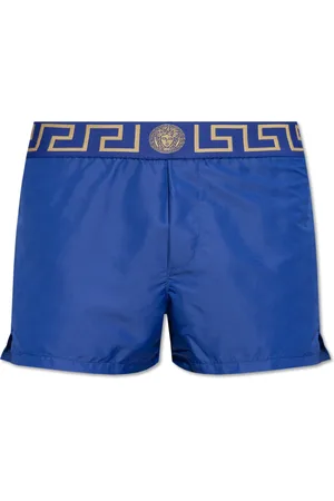 VERSACE Herre, Svømmetøy, Blå, 2XL