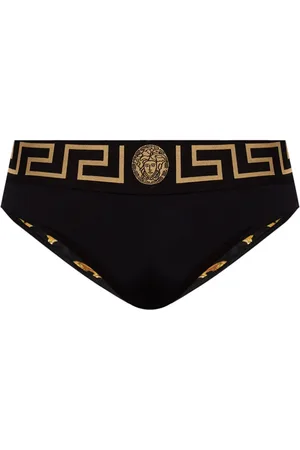 VERSACE Herre, Svømmetøy, Svart, L