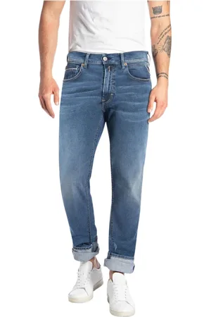 Replay Herre, Jeans, Blå, W32 L34
