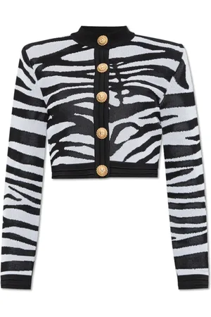 Balmain Dame, Strikkevarer, Svart, 2XS