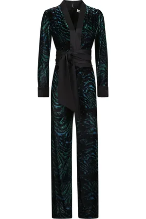Diane von Furstenberg Dame, Jumpsuits & Playsuits, Grønn, S