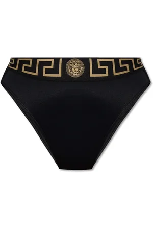 VERSACE Dame, Svømmetøy, Svart, M