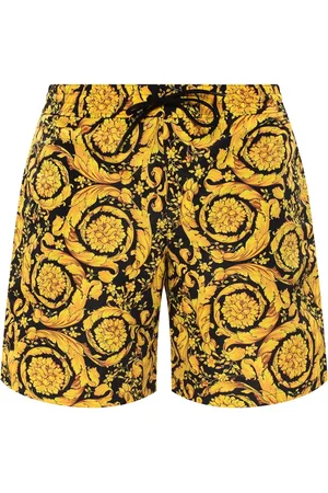 VERSACE Herre, Svømmetøy, Gul, S
