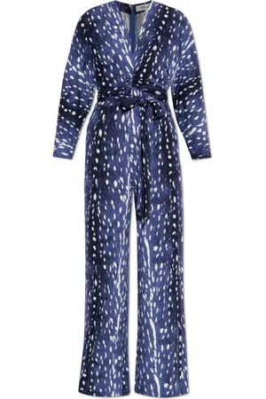 Diane von Furstenberg Dame, Jumpsuits & Playsuits, Blå, L