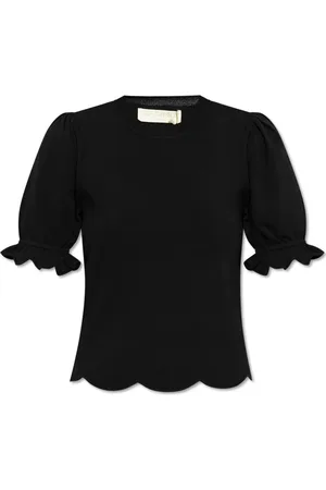 ULLA JOHNSON Dame, Bluser & Skjorter, Svart, S