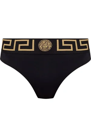 VERSACE Dame, Svømmetøy, Svart, M