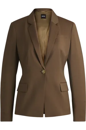 HUGO BOSS Dame, Jakker, Brun, 3XL