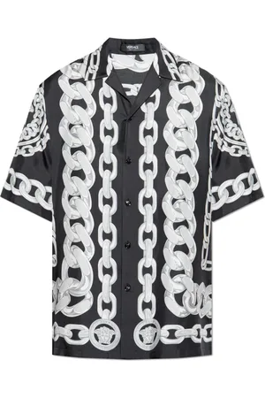 VERSACE Herre, Skjorter, Svart, M