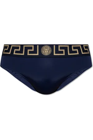 VERSACE Herre, Svømmetøy, Blå, M