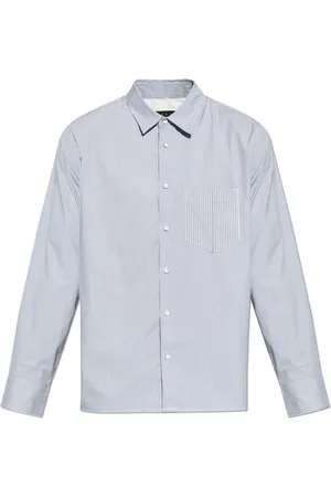 RAG&BONE Herre, Skjorter, Blå, S