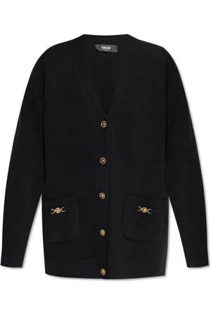 VERSACE Dame, Strikkevarer, Svart, S