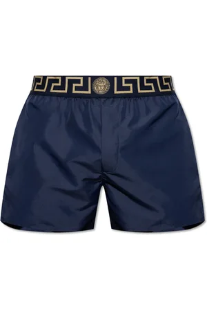VERSACE Herre, Svømmetøy, Blå, XL
