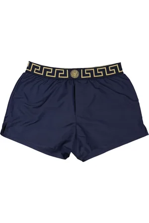 VERSACE Herre, Svømmetøy, Blå, XL
