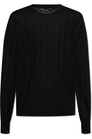 Dolce & Gabbana Herre, Strikkevarer, Svart, XL
