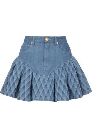 Balmain Dame, Skjørt, Blå, S