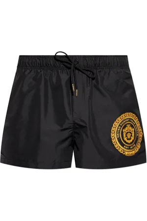 VERSACE Herre, Svømmetøy, Svart, XL