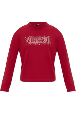 VERSACE Dame, Gensere & Hettegensere, Rød, 2XS