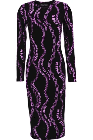 VERSACE Dame, Kjoler, Svart, 2XS