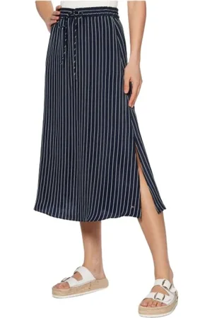 Tommy Hilfiger Dame, Skjørt, Blå, S