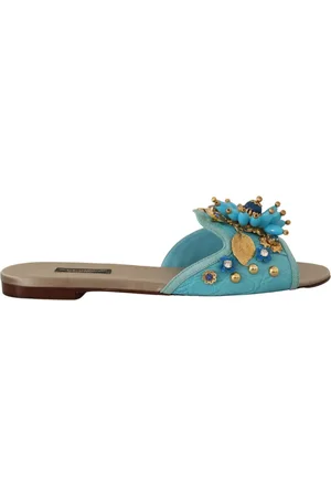 Dolce & Gabbana Dame, Sko, Blå, 35 1/2 EU