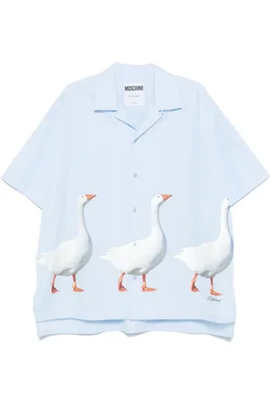Moschino Herre, Skjorter, Blå, M
