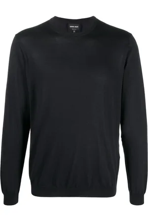 Giorgio Armani Herre, Strikkevarer, Blå, 4XL