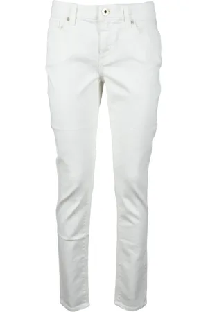ELEVENTY Dame, Jeans, Hvit, L