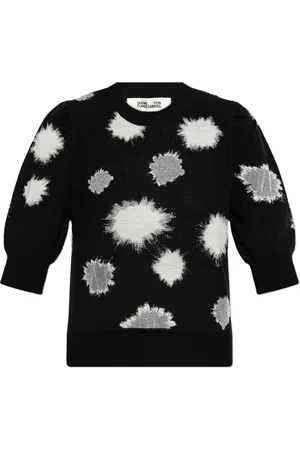 Diane von Furstenberg Dame, Strikkevarer, Svart, XS