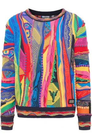 Carlo Colucci Herre, Strikkevarer, Flerfarget, 2XL