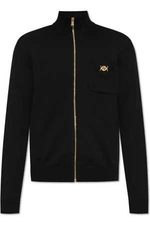 VERSACE Herre, Strikkevarer, Svart, M