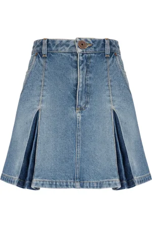 Balmain Dame, Skjørt, Blå, XS
