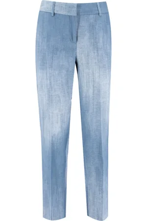 ERMANNO SCERVINO Dame, Bukser, Blå, L