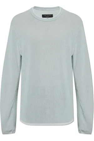 RAG&BONE Herre, Strikkevarer, Blå, M