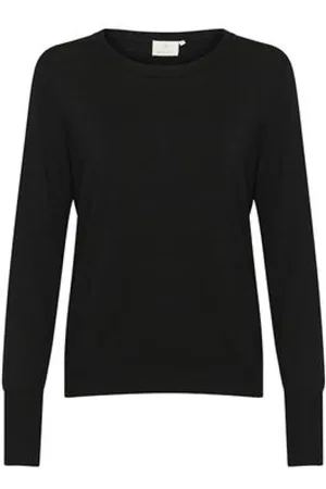 Kaffe Dame, Strikkevarer, Svart, S