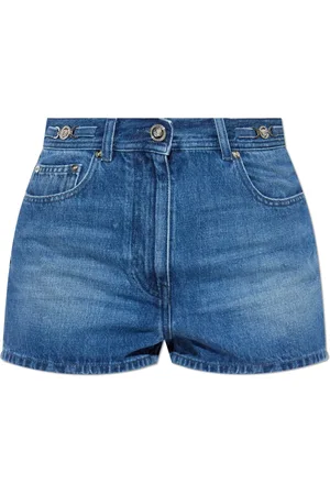 VERSACE Dame, Shorts, Blå, W29