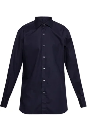 BRIONI Herre, Skjorter, Blå, M