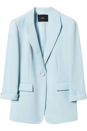 Twin-Set Dame, Jakker, Blå, XS
