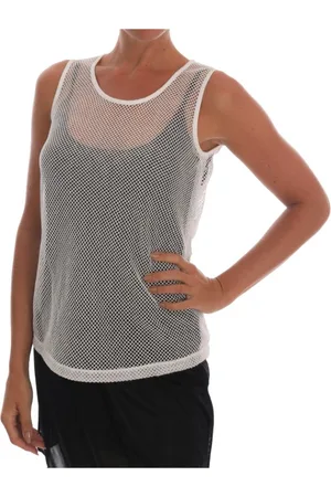Dolce & Gabbana Dame, Topper, Hvit, M