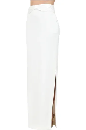 Elisabetta Franchi Dame, Skjørt, Hvit, L
