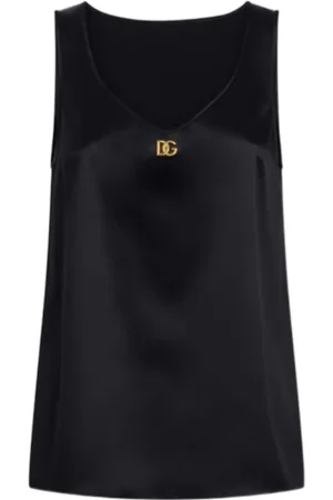 Dolce & Gabbana Dame, Topper, Svart, M