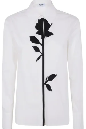 Blugirl Dame, Bluser & Skjorter, Hvit, S