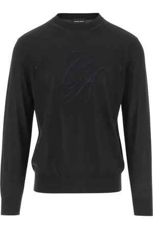 Giorgio Armani Herre, Strikkevarer, Svart, L