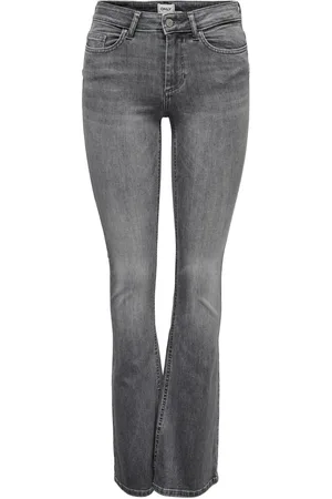 ONLY Dame, Jeans, Grå, XS L34