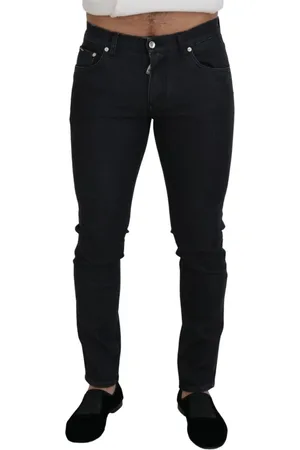 Dolce & Gabbana Herre, Jeans, Svart, M