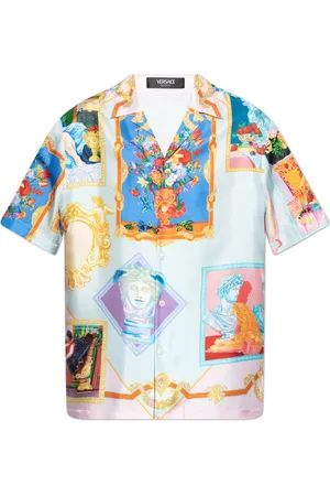 VERSACE Herre, Skjorter, Flerfarget, L
